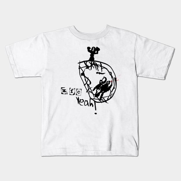 UFC Kid Doodle Kids T-Shirt by SavageRootsMMA